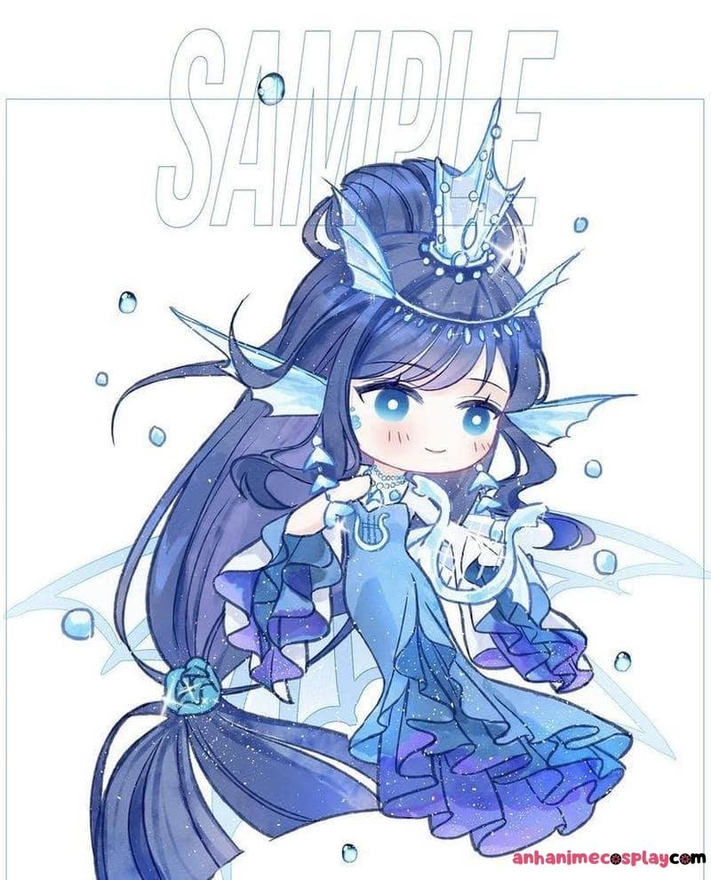 cung song ngư anime cute chibii